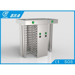 Quality Mechanical Turnstile Barcode Scanner , IC Reader Turnstile Security Systems for sale
