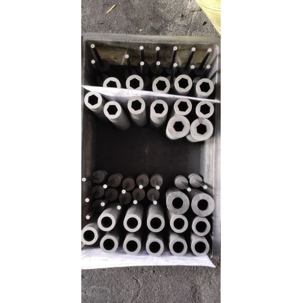 Flake Graphite Hexagonal Round Square Gear Graphite Mold for Brass Continuous Casting