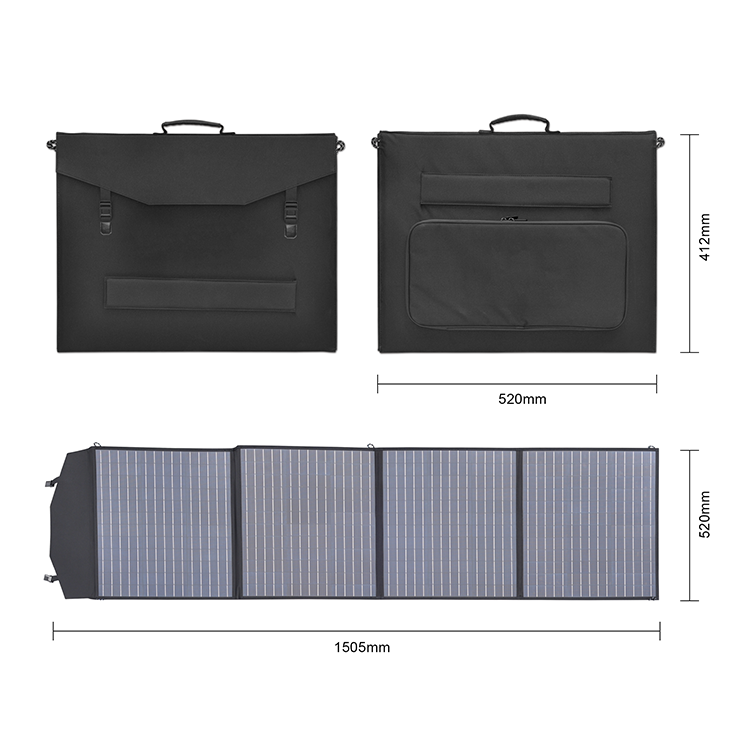PERC Technology Mono Crystalline Free Roll Up Light Panels 200W Foldable Solar Panel
