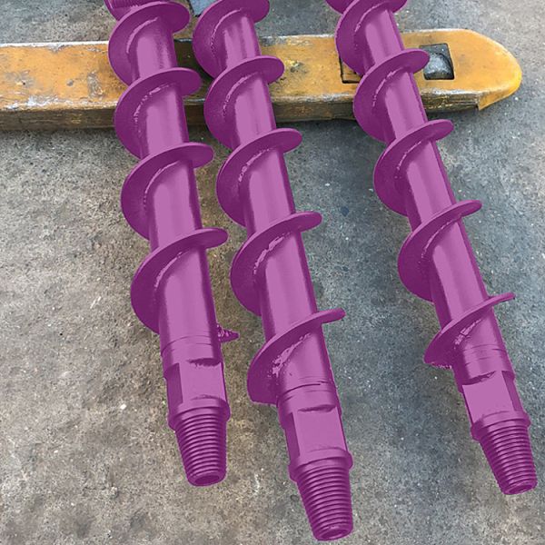 Spiral DTH Drill Rod Coal Seam Drilling Threaded Drill Rod Twist Drill Pipe for Sale