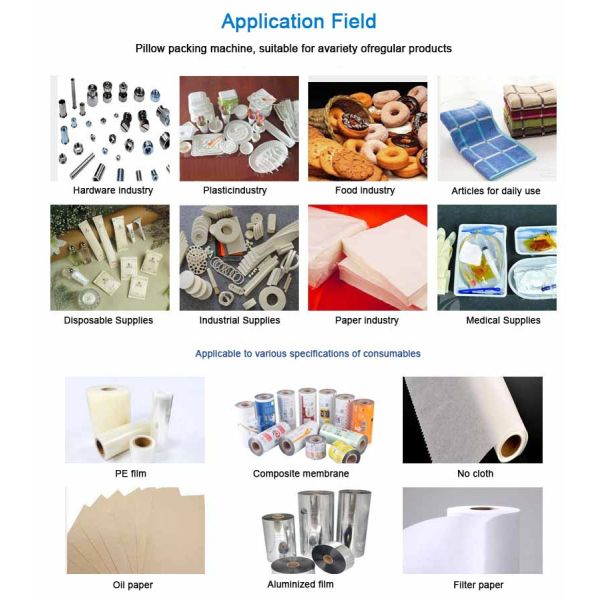 Automatic Flow Packing Machine Cookies Biscuit Packing Machine Biscuit Packaging Machine