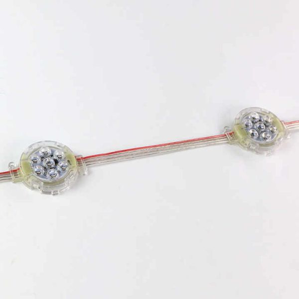 IP67 DC24V 50MM LED Pixel Light Full Color Breakpoint Continuous Transmission Bright