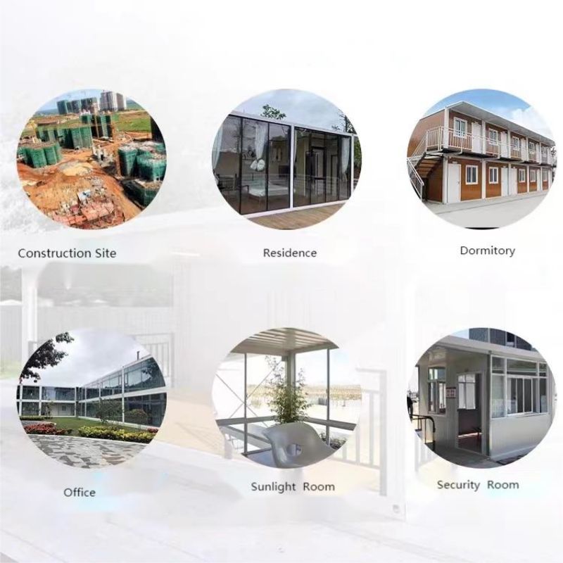 Outdoor Modern Prefab Tiny House Mobile Office Pod Container House for Warehouse