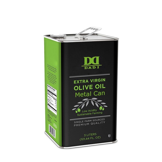 DADI 125ml 150ml 250ml Olive Oil Cans for Food and Nutrition Packaging, Food Oil Can Support Printing