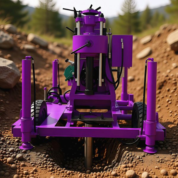 Portable Hydraulic Core Drilling Rig with 200m Drilling Depth and High Efficiency for Tunnel Projects