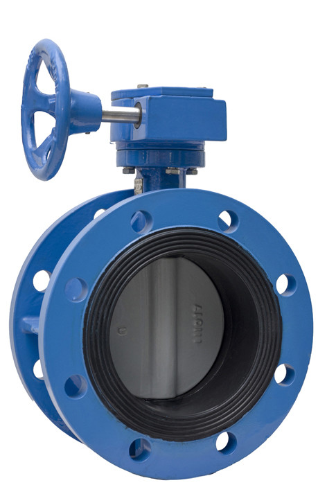 EN593 Flanged Concentric Butterfly Valve For Water Projects