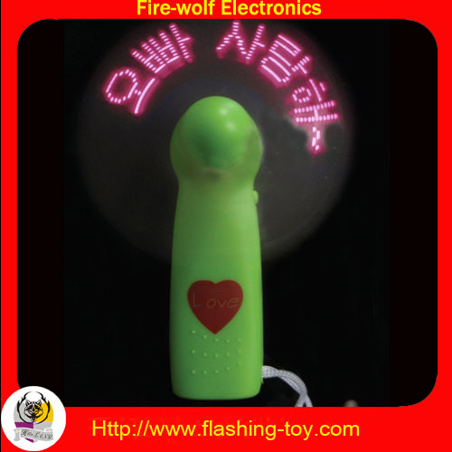 mini flashing hand fan