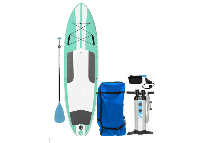 Multi - Size OEM Inflatable SUP Boards , Gray Sup Inflatable Paddle Surfboard