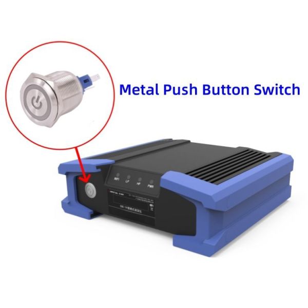 IP67 Sealed Electrical Emergency Push Button LED Stainless Steel Momentary Push Button Switch
