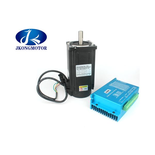 Buy Closed loop stepper motor system HSD86 Nema 34 Stepper Motor with encoder High Torque 12N.M 6A for cnc servo motor at wholesale prices