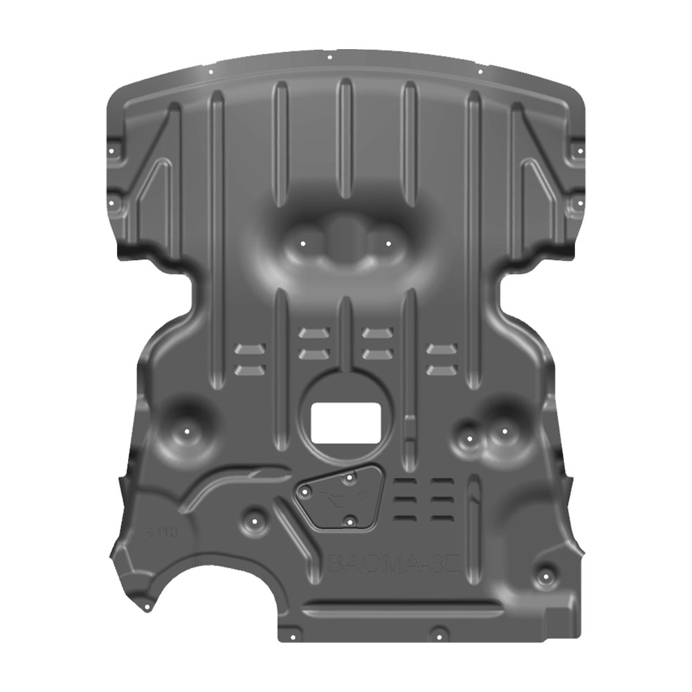 Universal Car Engine Cover Mudflap Skid Plate Protector with Powder Coated Finish