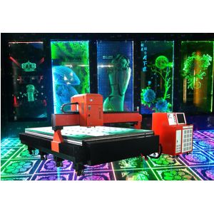 China Glass Laser Subsurface Engraving Machine 1830 * 2500mm , CNC Laser Engraver on sale