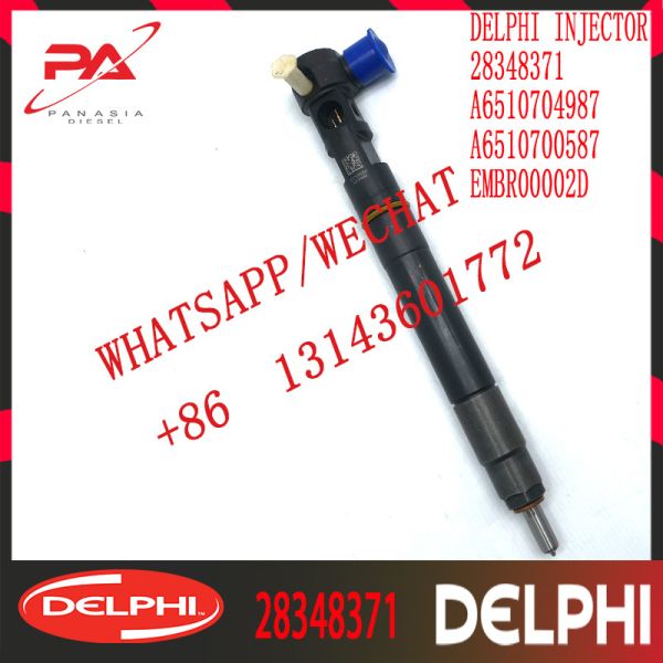 28348371 DELPHI Diesel Fuel Injector For Mercedes Benz EMBR00002D A6510704987 A6510700587