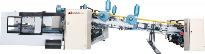Carton Manufacturing Machine Flexo Printer Slotter Die Cutter With Folder Gluer Bundler