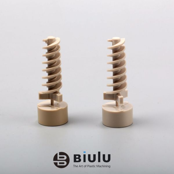 OEM PEEK Plastic Machining Custom Peek Screw Sapre Part High Performance