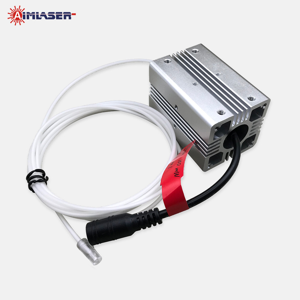 High Power 500mW 12V Single Mode Fiber Laser Diode Module 405nm 450nm 520nm 635nm 650nm