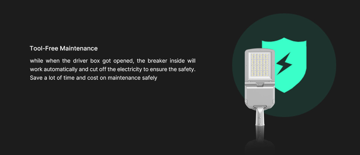 IP66-Rated Street Light with Motion Sensor for Enhanced Security