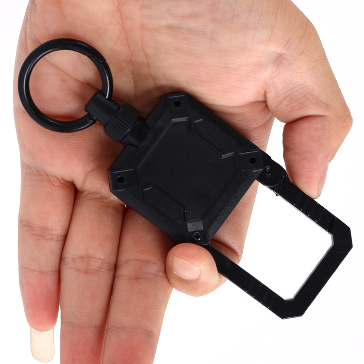 Work Clip Retractable Badge Reels Tactical Id Holder Key Ring Keychain