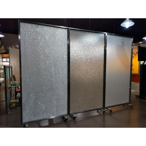 Solid Crystal 190X190mm 12mm Glass Block Bricks With Steel Frame