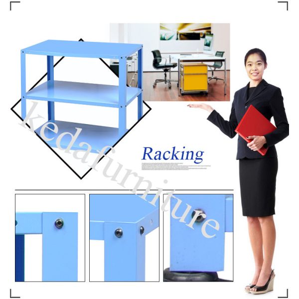 Light Rack 0.6mm 150cm Height Metal Warehouse Shelving