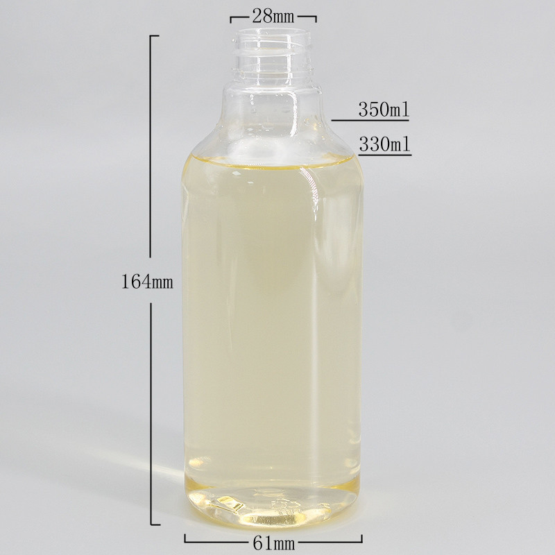 350ml Clear Boston Shape 330ml Shampoo Pump Bottles