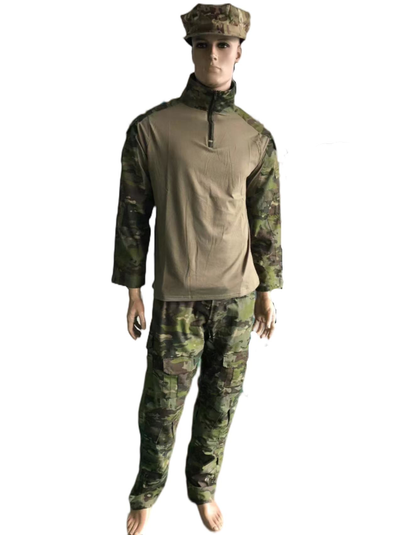 Outdoor Activities Combat Tactical Shirt Breathable Multicolor For Training