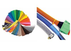 Quality Wire Shielding PET Expandable Braided Sleeving For Cable Protection for sale