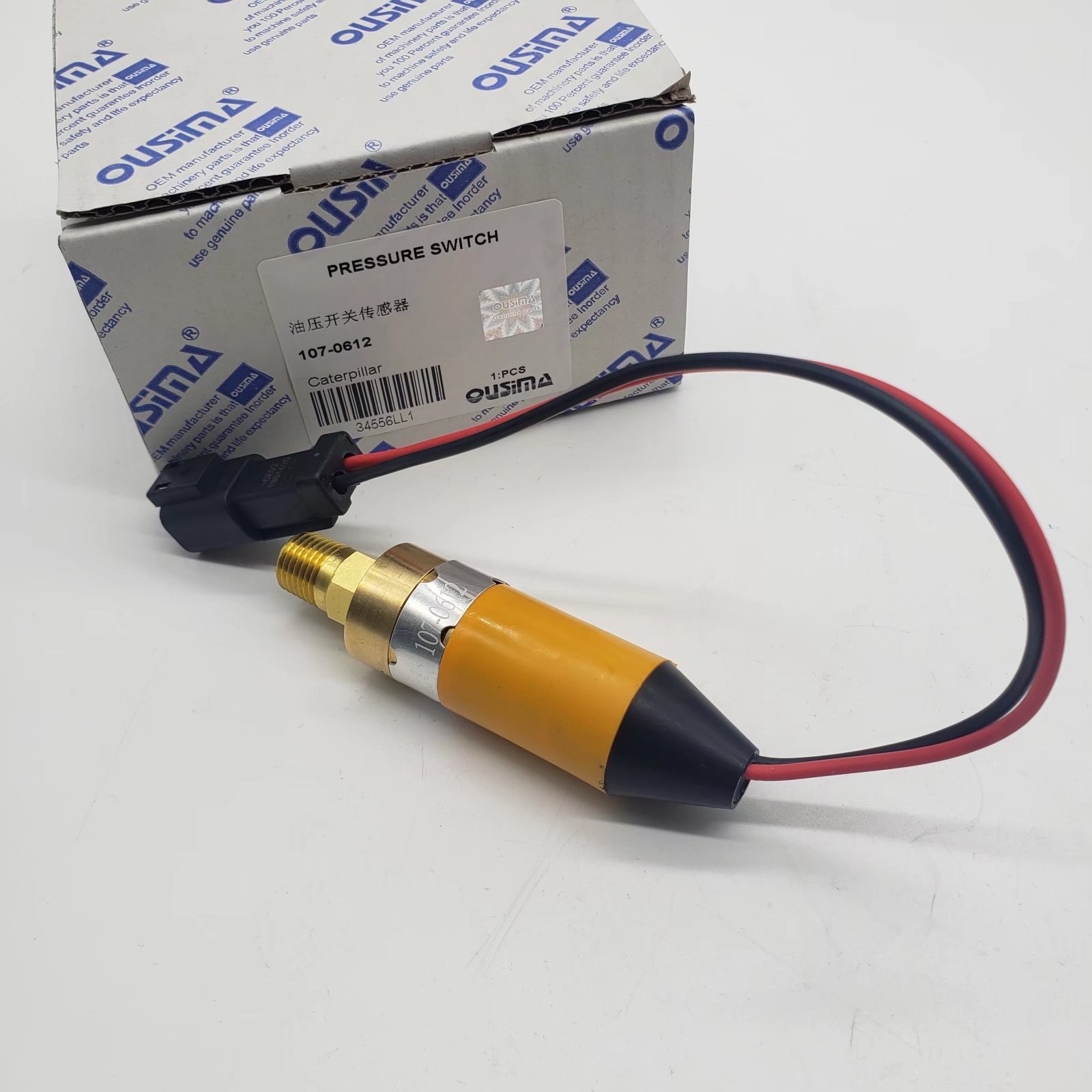 107-0612 1070612 Excavator Sensor Oil Pressure Switch