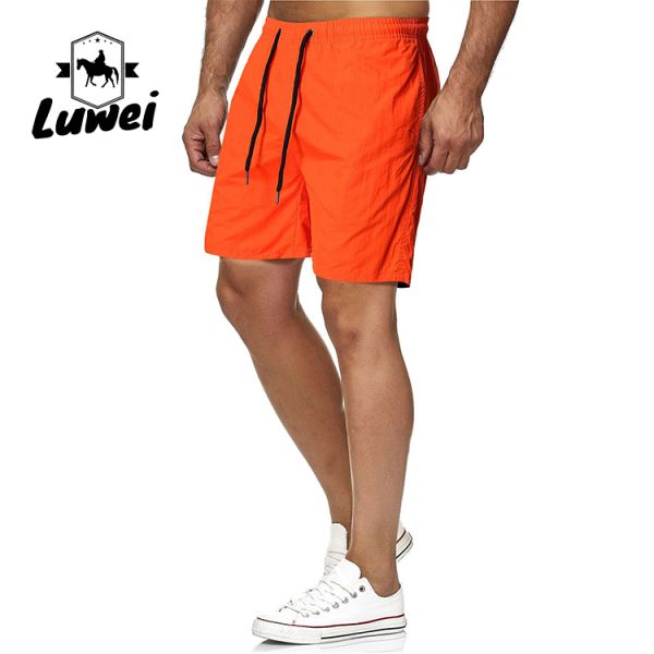 Polyester Men Running Shorts Beach Jogger Swimwear Pants Breathable