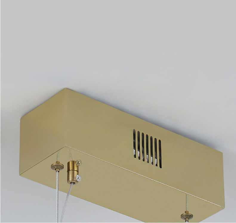Titanium Color Remote Control LED Light Chandelier Modern ODM Anti Corrosion