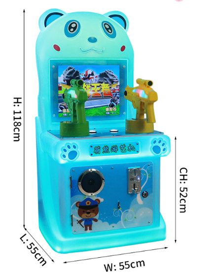 New Popular Coin Operated Children's Arcade Shooting Game Machine For Malls