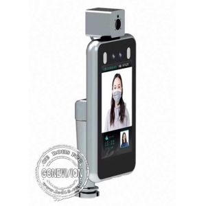 Quality Face Recognition Floor Standing Digital Signage Temperature Measuring Devices for sale