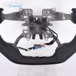 Smooth Customization Defender Leather Steering Wheel Land Rover Real Carbon
