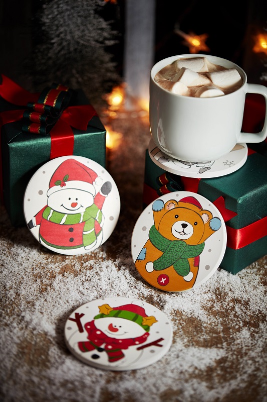 Custom Printed Round Absorbent Paper Drink Cup Cardboard Beer Posable Coasters