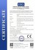 Guangdong Chuangwei Electronic Equipment Manufactory Certifications