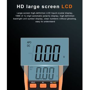 6000 Counts Industrial True Rms Multimeter With Temperature Backlight