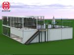 Apartment Modular 40ft Flat Pack Container House with Professional Technical