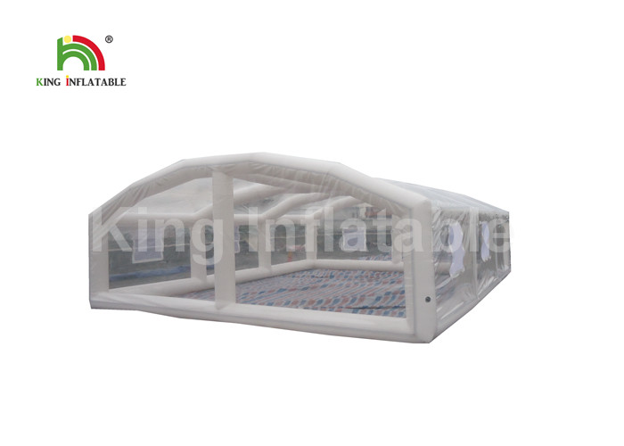 Trade Show Folding Transparent Inflatable Event Tent With Logo Printing Fire - Retardant