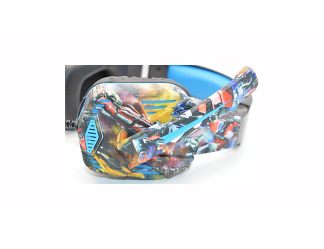 Transfomers Computer Gaming Headphones Wired Game Computer Stereo PC USB Headset