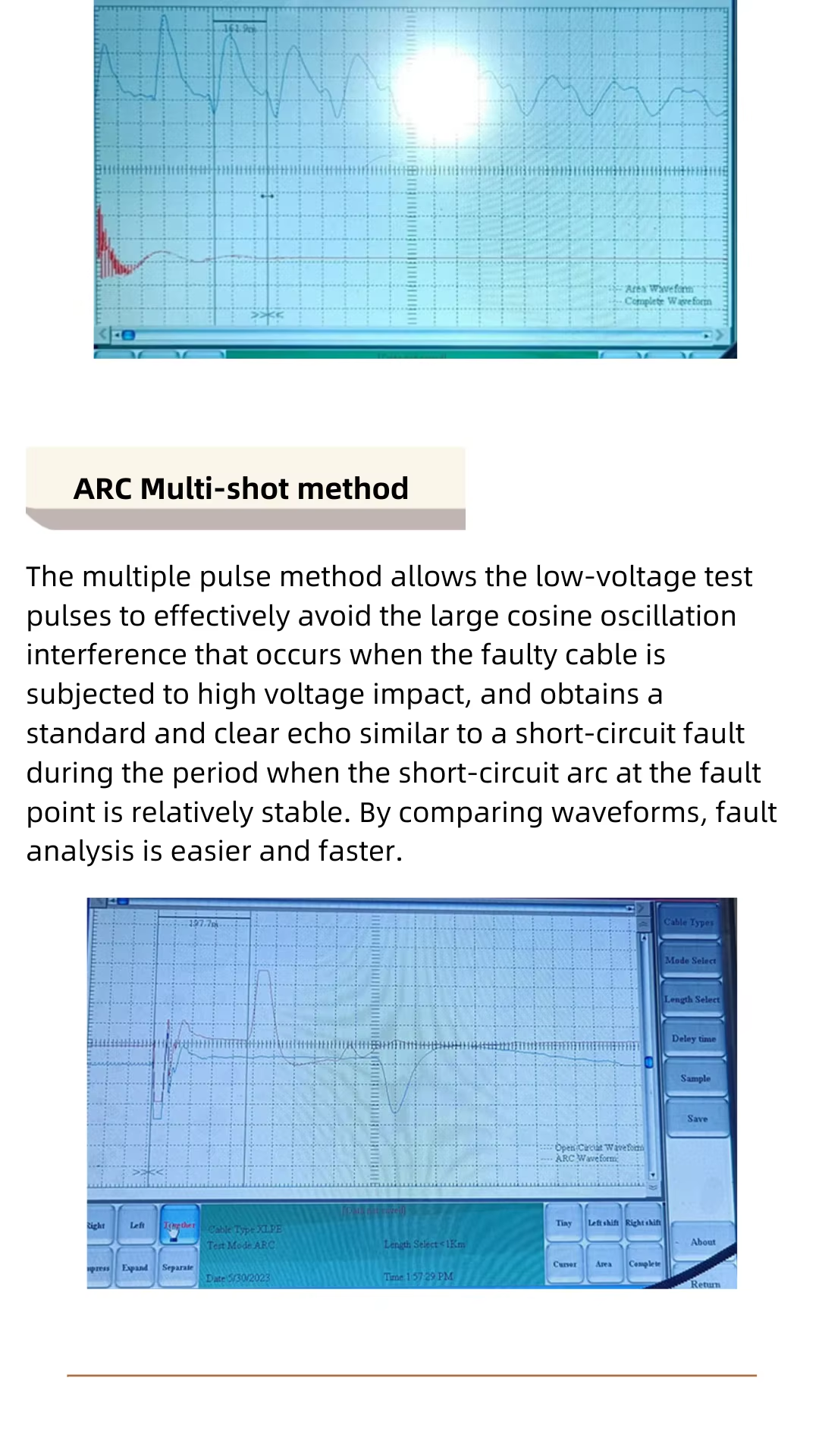 Portable Cable Fault Location System for Direction and Depth Detection