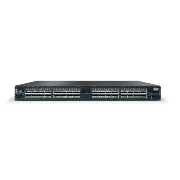 MSN3700-CS2F 100GbE 1U Open Ethernet Switch 32 QSFP28 ports 2 PS AC x86 CPU Standard depth P2C airflow