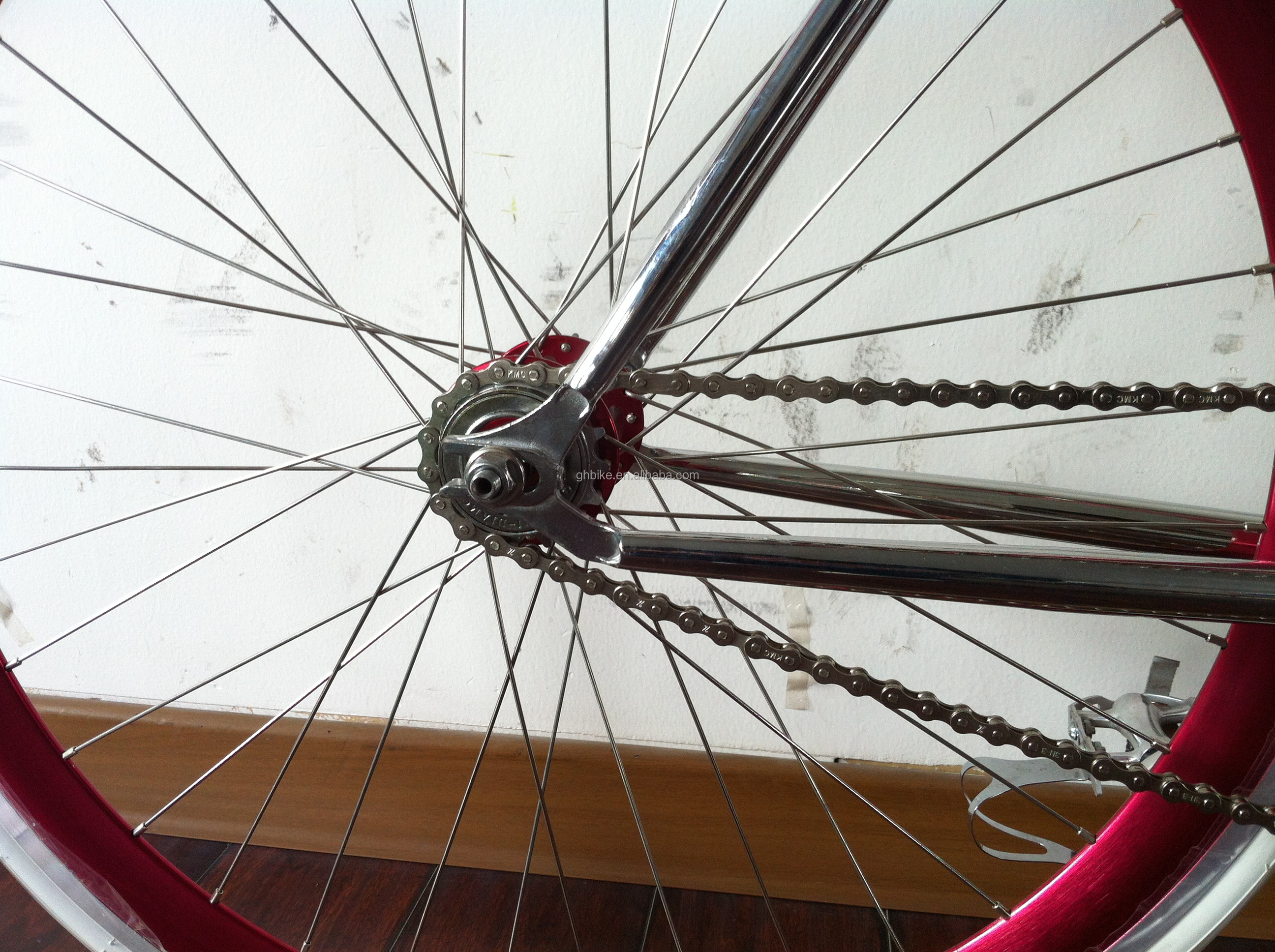 700C Lugged 4310 CR-MO Steel Frame Fork Vintage Single Speed Fixed Gear Road Bar Bike