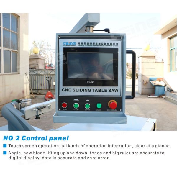 Voltage Or Customized Computer Panel Table Saw for Woodworking CNC Precision Cutting