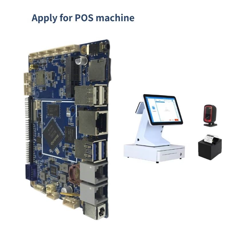 Embedded PCBA Board TTL RS232 Serial Port Optional Android 11 Embedded Board