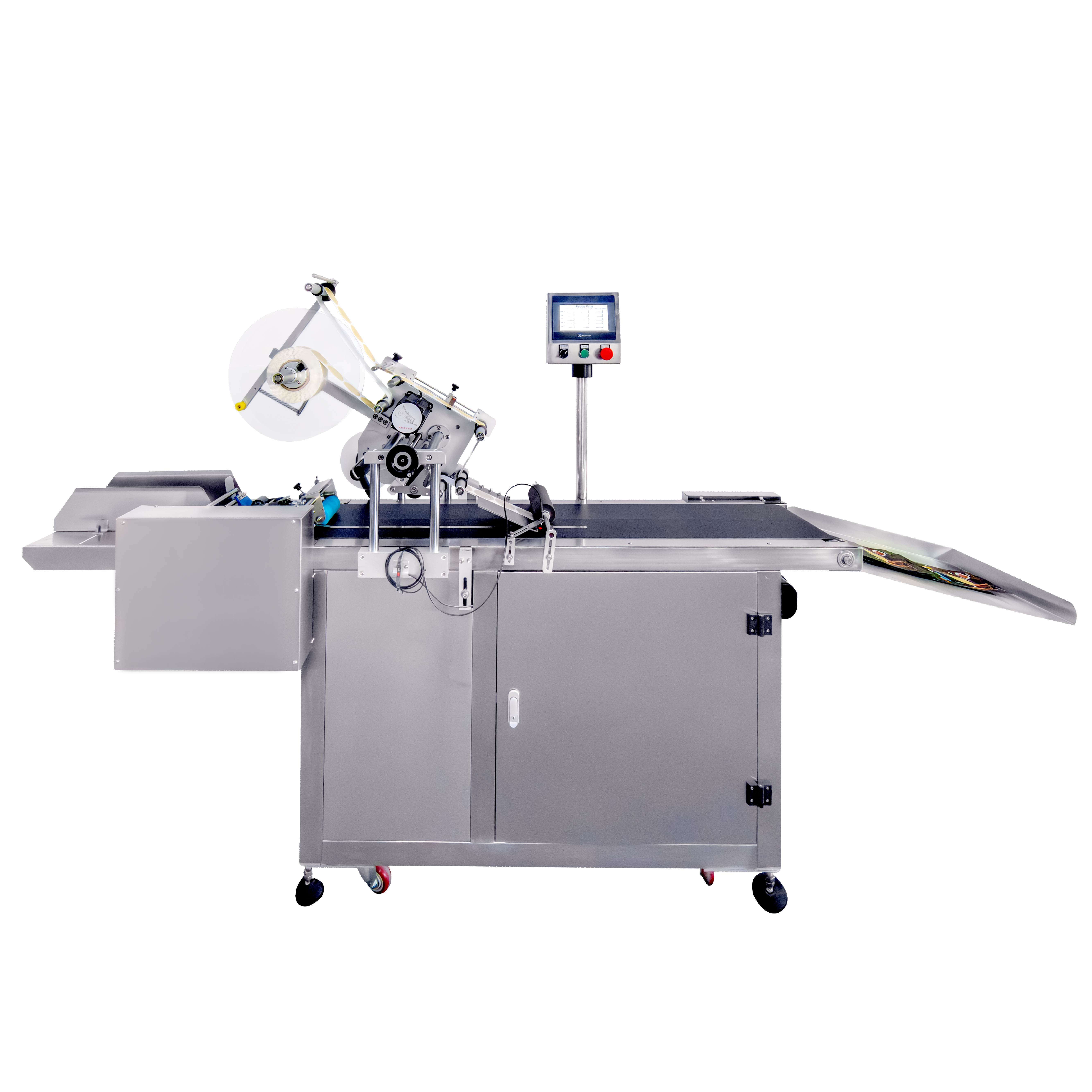 YM210D Automatic Flat Labeling Machine Boxs Bags and Square Bottle Labeling Machine
