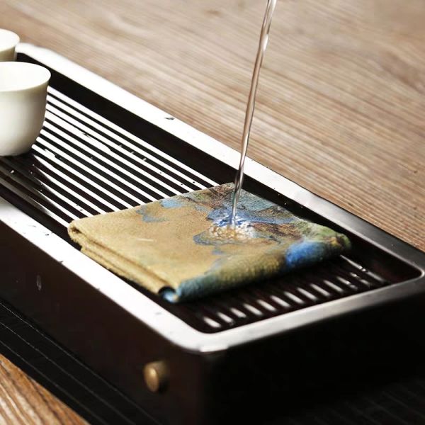 Simple design placemat, Tea table mat, Coffee table mat, Two tone Suede placemat, Anti-skidding wahsable mat,Tableware
