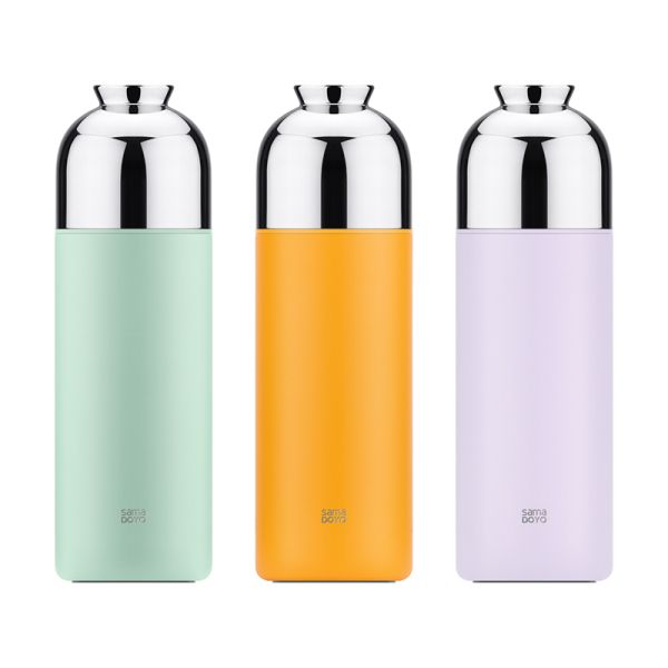 Travel 304SUS Stewing Double Wall Glass Tea Infuser Yellow