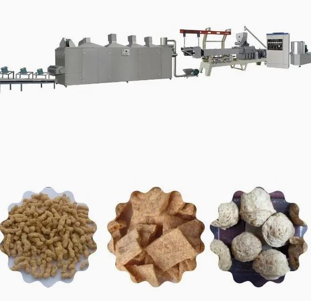 Textured Soya Extruder Machine process line
