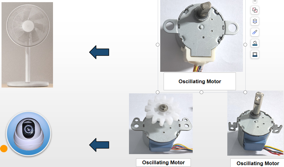 24BYJ48-818 24V High Temperature Resistance Low Noise Anti-interference Stepper Motor with 5.625°/64 Step Angle
