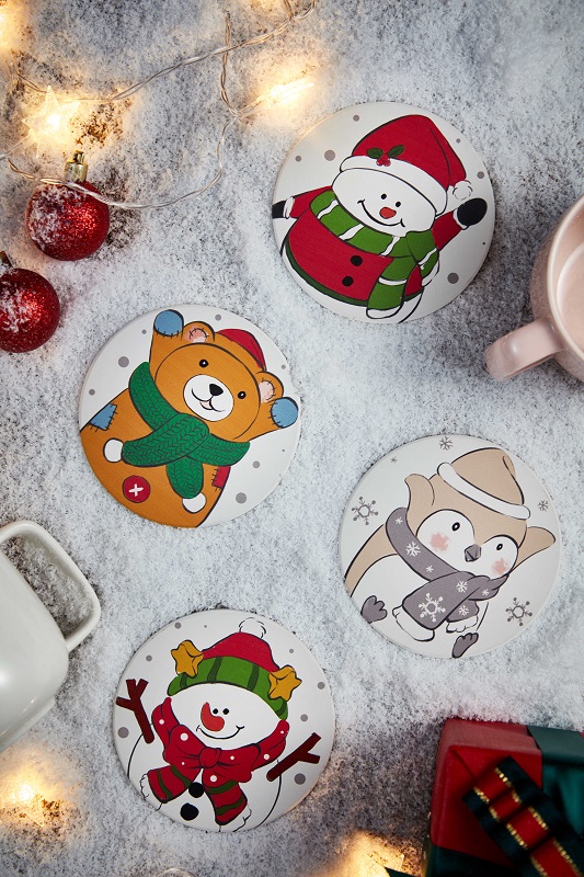 Custom Printed Round Absorbent Paper Drink Cup Cardboard Beer Posable Coasters